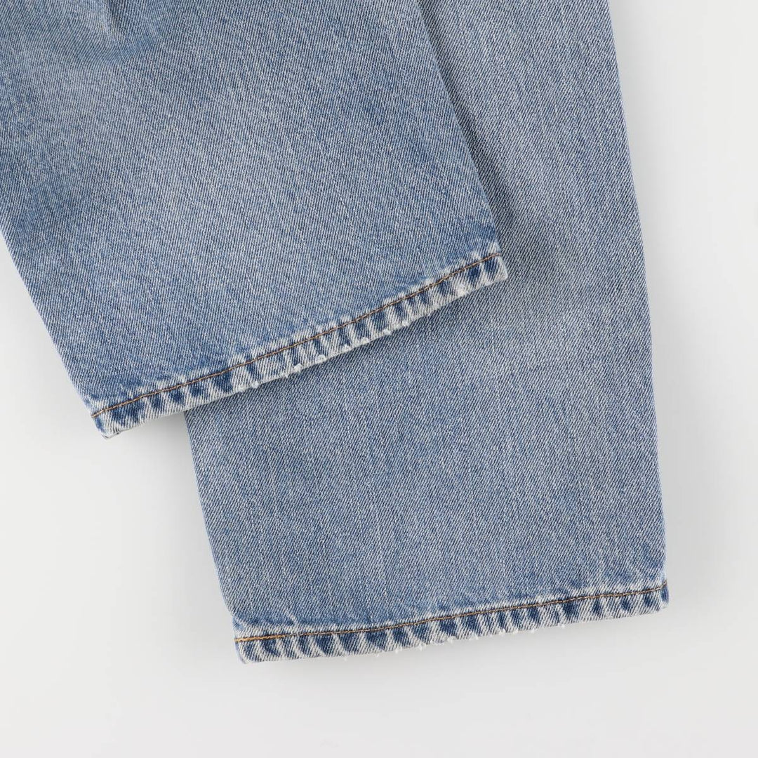Levi's 505 STRAIGHT FIT tapered denim pants for men, size w37 cotton blue type Vintage Second Hand
