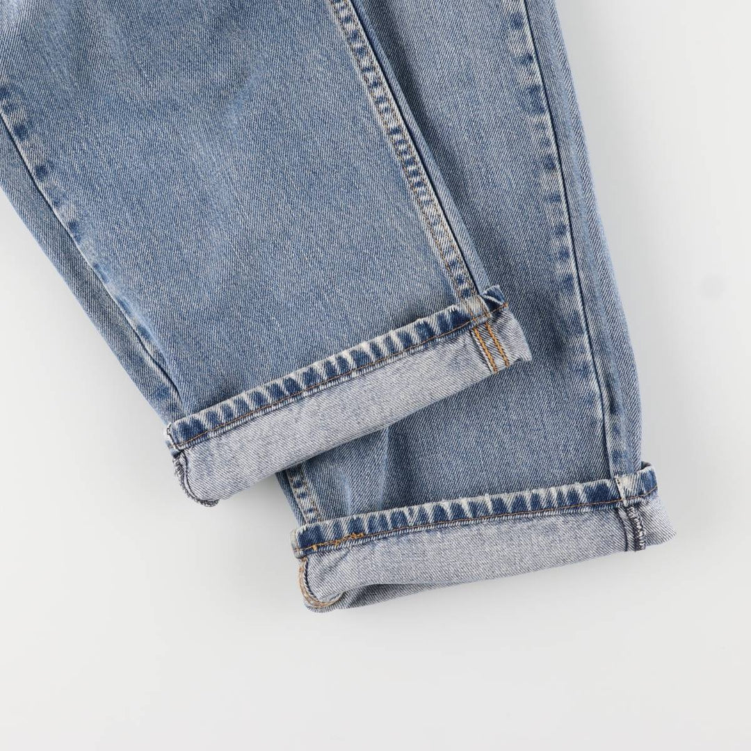 Levi's 505 STRAIGHT FIT tapered denim pants for men, size w37 cotton blue type Vintage Second Hand