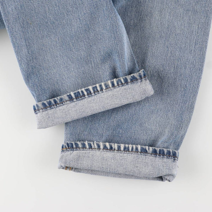 Levi's 505 STRAIGHT FIT tapered denim pants for men, size w37 cotton blue type Vintage Second Hand