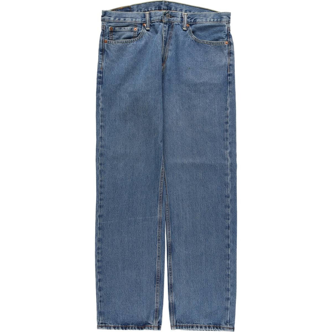 Levi's 505 tapered denim pants for men, equivalent to w35 cotton blue type Vintage Second Hand