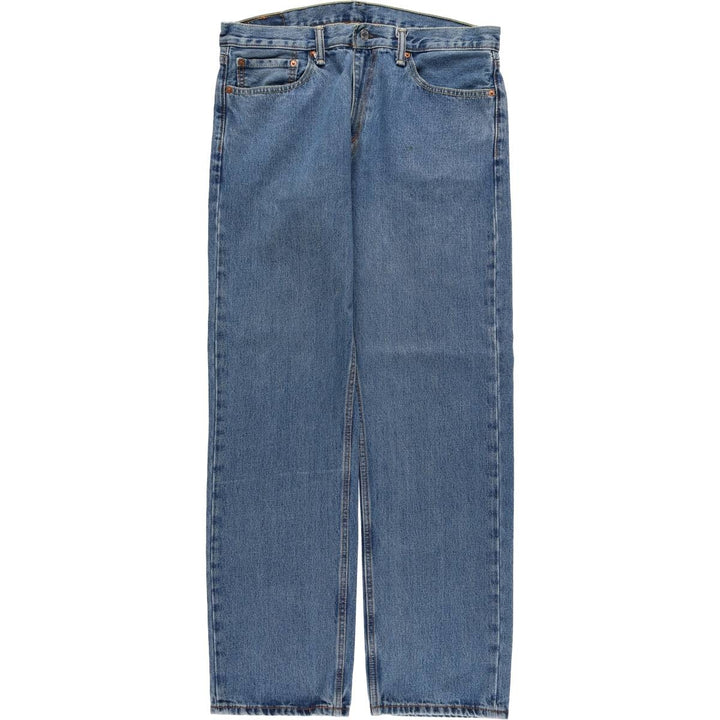 Levi's 505 tapered denim pants for men, equivalent to w35 cotton blue type Vintage Second Hand