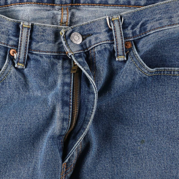 Levi's 505 tapered denim pants for men, equivalent to w35 cotton blue type Vintage Second Hand