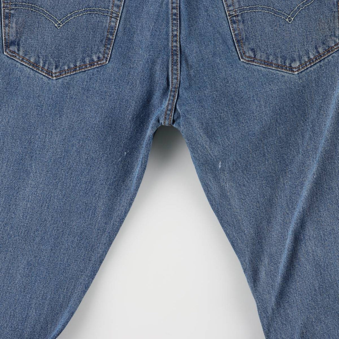 Levi's 505 tapered denim pants for men, equivalent to w35 cotton blue type Vintage Second Hand