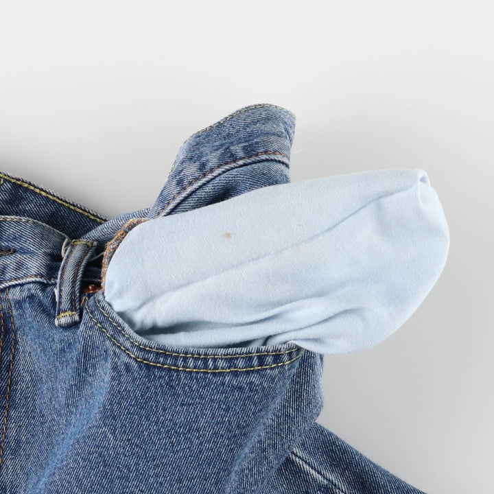 Levi's 505 tapered denim pants for men, equivalent to w35 cotton blue type Vintage Second Hand