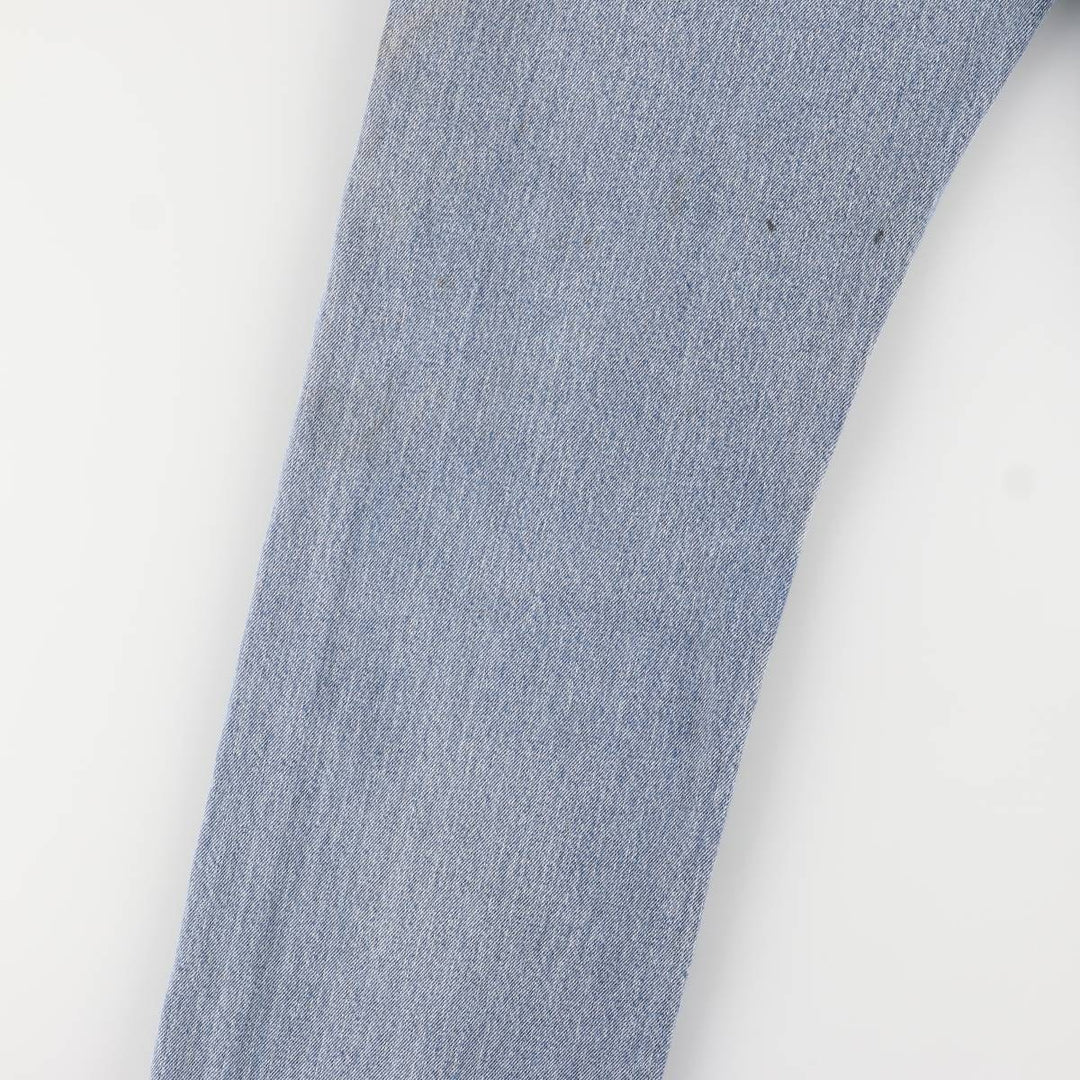 Levi's 505 tapered denim pants for men, size W34 cotton blue type Vintage Second Hand