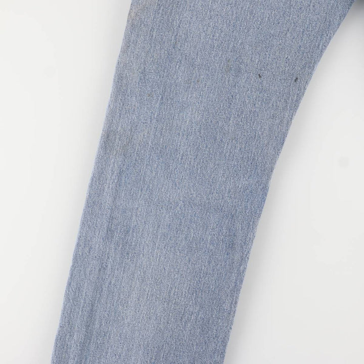 Levi's 505 tapered denim pants for men, size W34 cotton blue type Vintage Second Hand