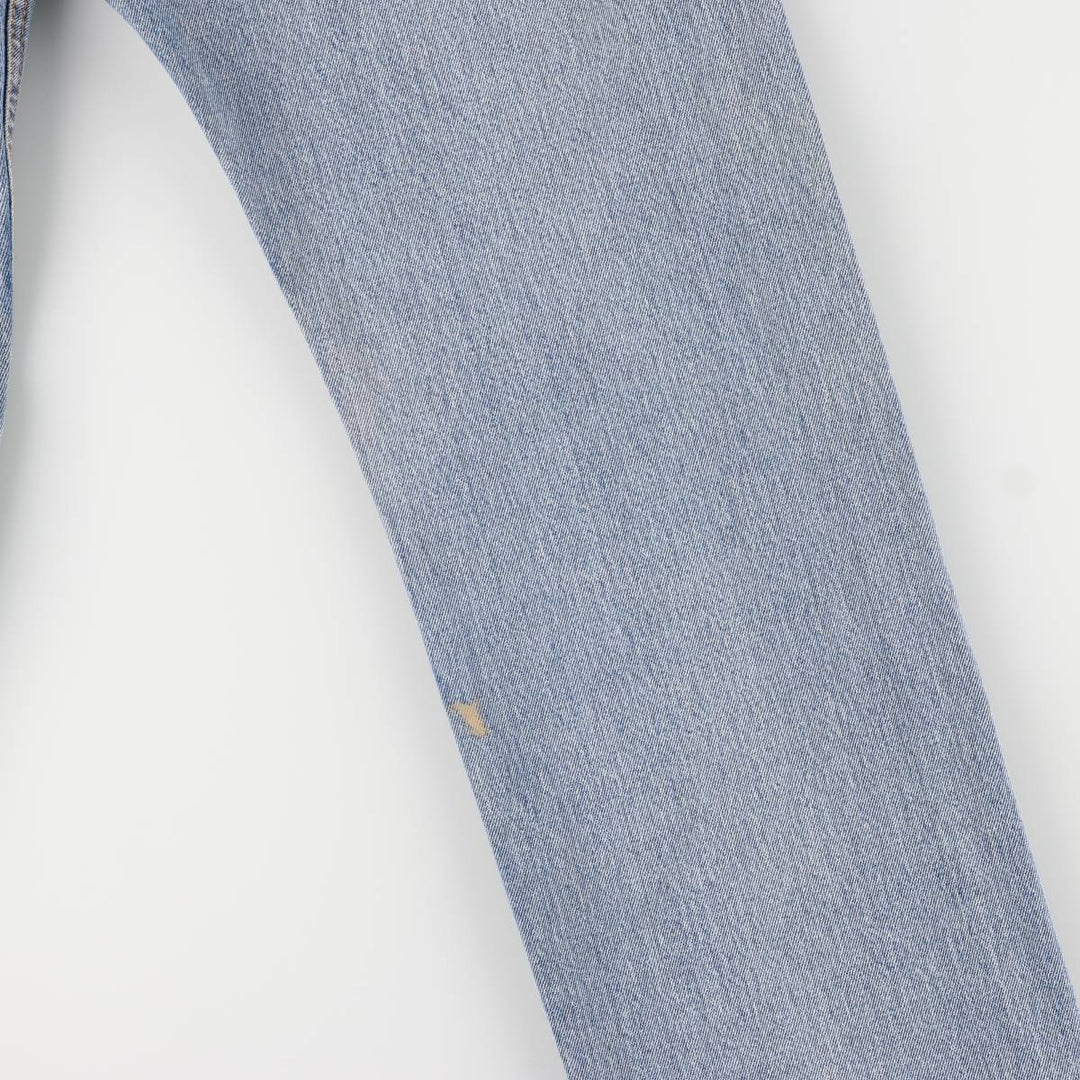 Levi's 505 tapered denim pants for men, size W34 cotton blue type Vintage Second Hand