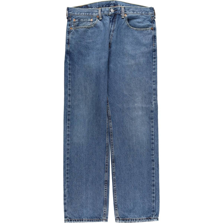 Levi's 505 tapered denim pants for men, equivalent to w35 cotton blue type Vintage Second Hand