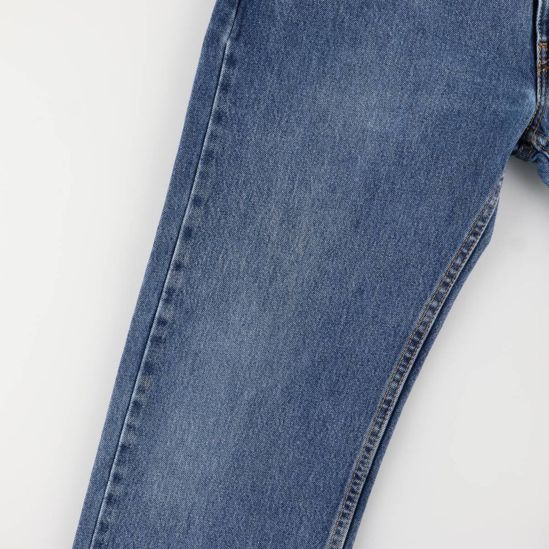Levi's 505 tapered denim pants for men, equivalent to w35 cotton blue type Vintage Second Hand