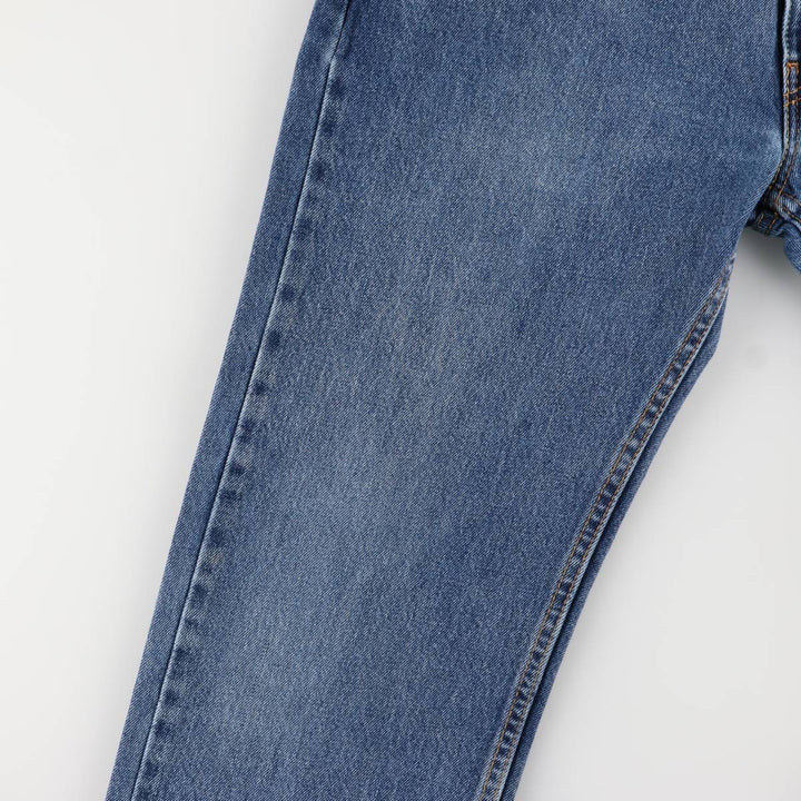 Levi's 505 tapered denim pants for men, equivalent to w35 cotton blue type Vintage Second Hand