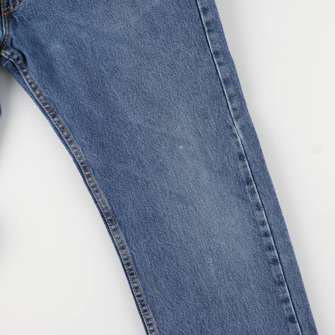 Levi's 505 tapered denim pants for men, equivalent to w35 cotton blue type Vintage Second Hand