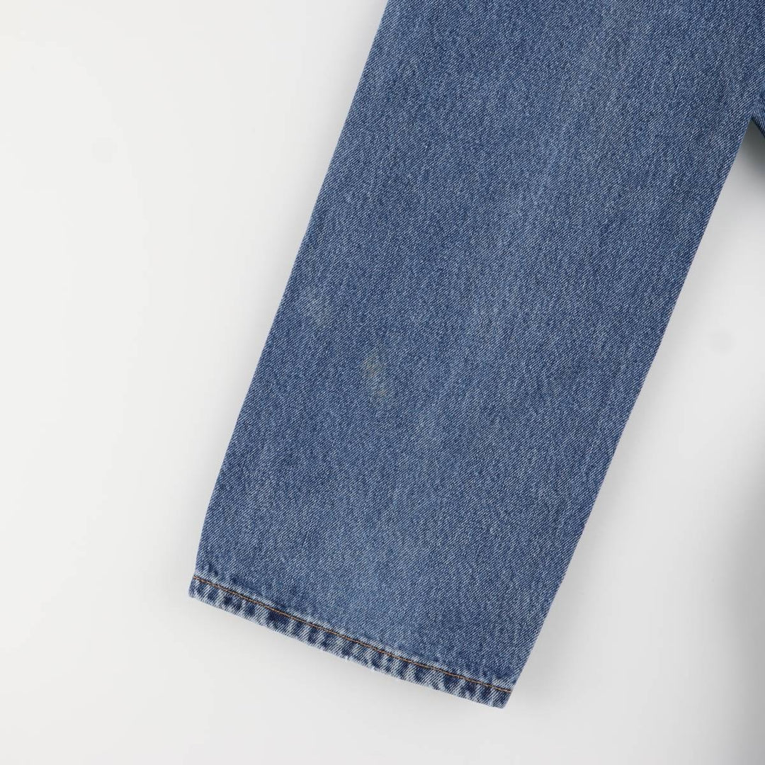 Levi's 505 tapered denim pants for men, equivalent to w35 cotton blue type Vintage Second Hand