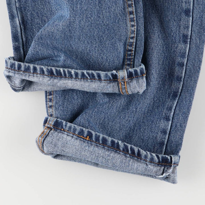 Levi's 505 tapered denim pants for men, equivalent to w35 cotton blue type Vintage Second Hand