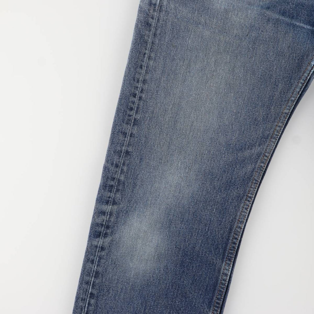 Levi's 505 tapered denim pants for men, equivalent to w35 cotton blue type Vintage Second Hand