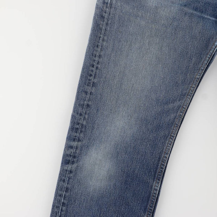 Levi's 505 tapered denim pants for men, equivalent to w35 cotton blue type Vintage Second Hand