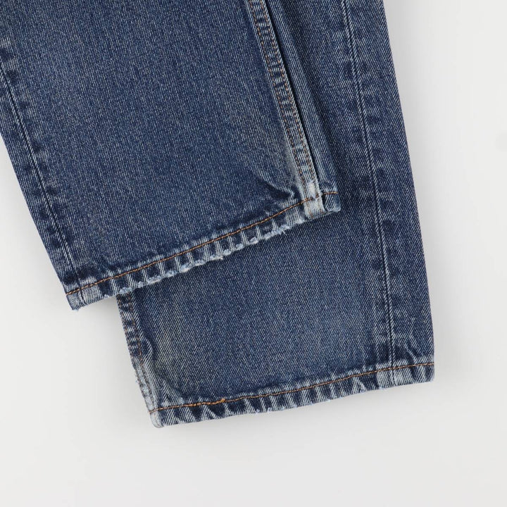 Levi's 505 tapered denim pants for men, equivalent to w35 cotton blue type Vintage Second Hand
