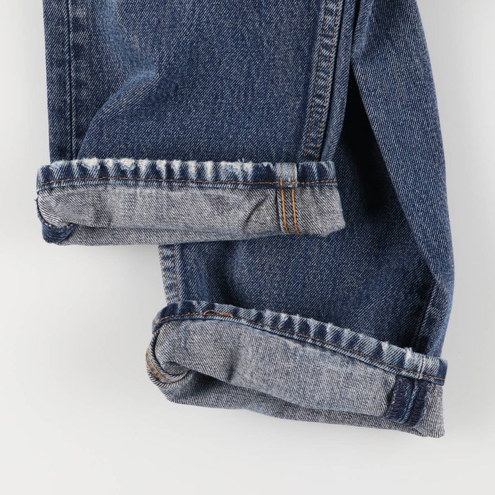 Levi's 505 tapered denim pants for men, equivalent to w35 cotton blue type Vintage Second Hand