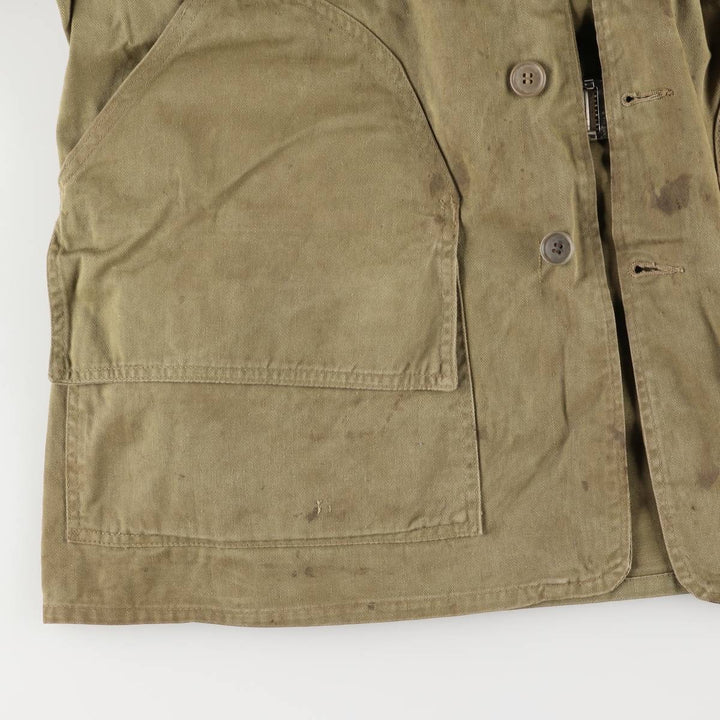 1950'S - Vintage ALLEN SPORTSWEAR Shooting Jacket, Men's Size L unclear Khaki type Vintage Second Hand