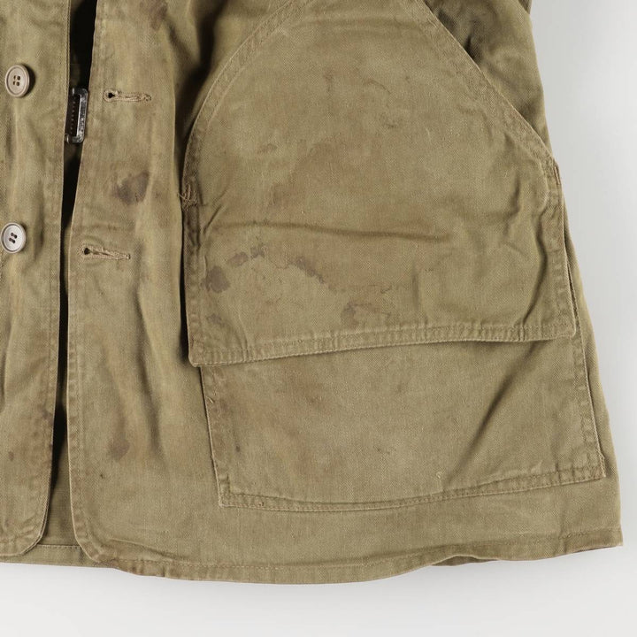 1950'S - Vintage ALLEN SPORTSWEAR Shooting Jacket, Men's Size L unclear Khaki type Vintage Second Hand