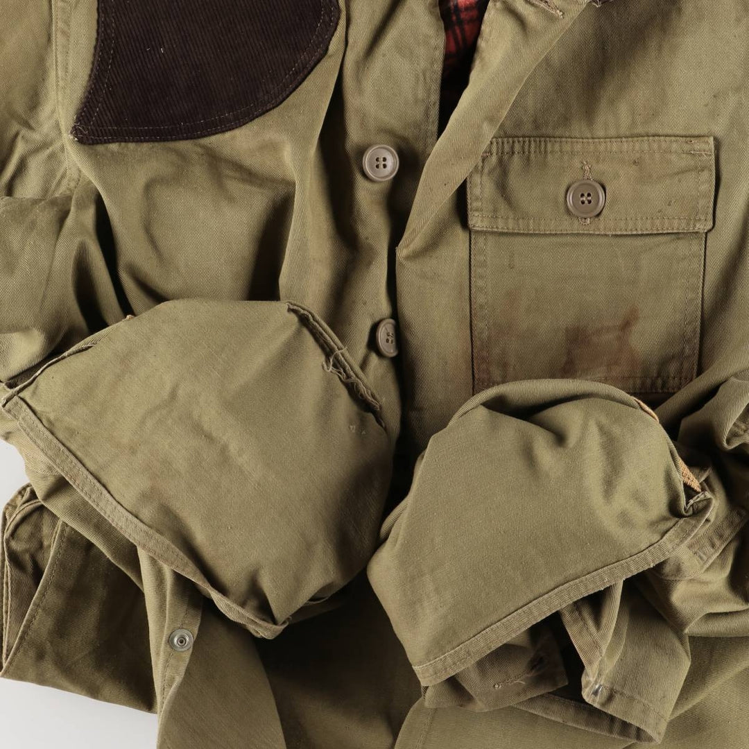 1950'S - Vintage ALLEN SPORTSWEAR Shooting Jacket, Men's Size L unclear Khaki type Vintage Second Hand