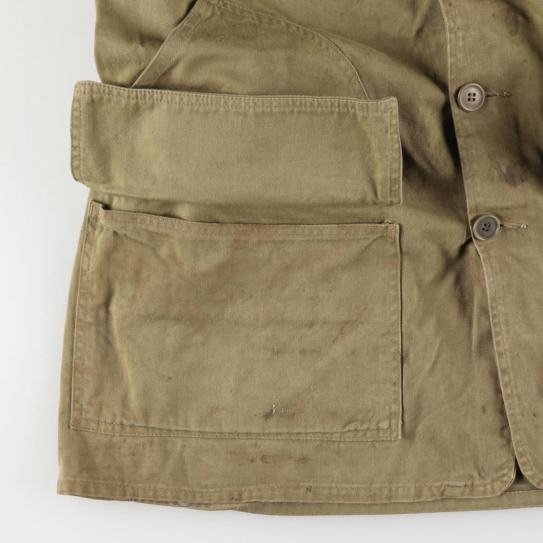 1950'S - Vintage ALLEN SPORTSWEAR Shooting Jacket, Men's Size L unclear Khaki type Vintage Second Hand