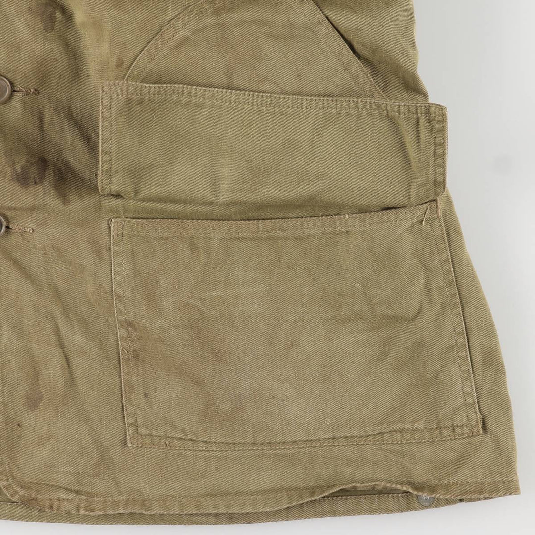 1950'S - Vintage ALLEN SPORTSWEAR Shooting Jacket, Men's Size L unclear Khaki type Vintage Second Hand