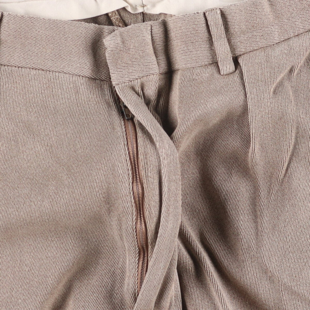 Ralph Lauren POLO by Ralph Lauren Men's Two-Pleated Cotton Slacks, Size W31 cotton beige type brown Vintage Second Hand