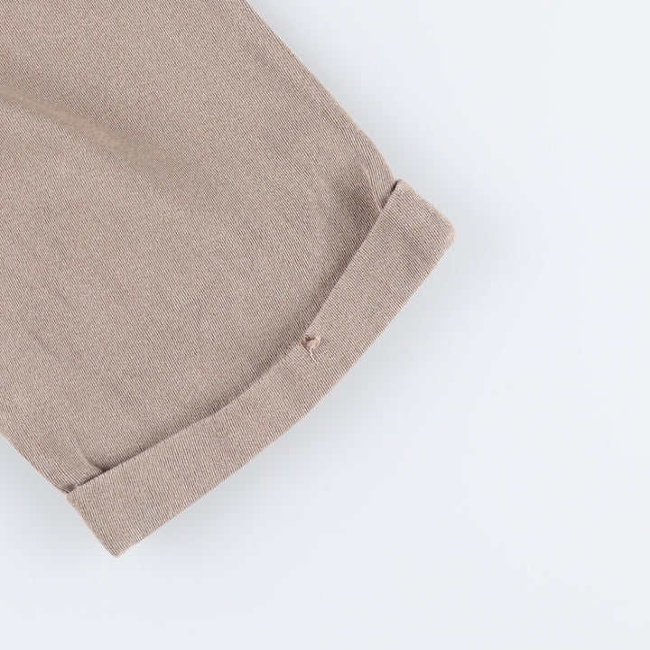Ralph Lauren POLO by Ralph Lauren Men's Two-Pleated Cotton Slacks, Size W31 cotton beige type brown Vintage Second Hand
