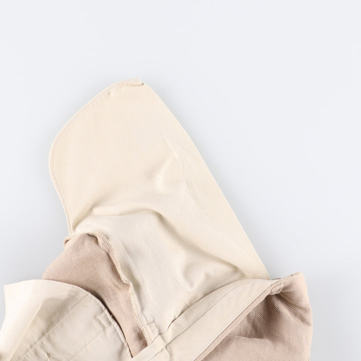 Ralph Lauren POLO by Ralph Lauren Men's Two-Pleated Cotton Slacks, Size W33 cotton Beige type Vintage Second Hand