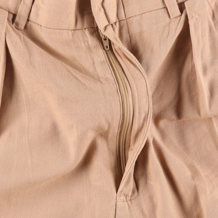 Ralph Lauren POLO by Ralph Lauren Two-pleat cotton slacks pants for men, size W32 cotton Beige type Vintage Second Hand