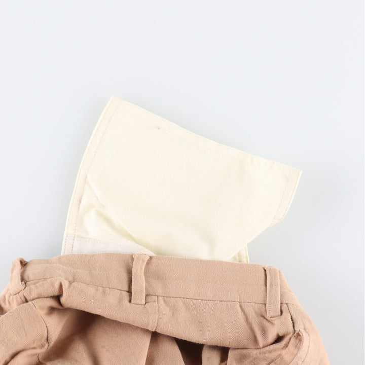 Ralph Lauren POLO by Ralph Lauren Two-pleat cotton slacks pants for men, size W32 cotton Beige type Vintage Second Hand