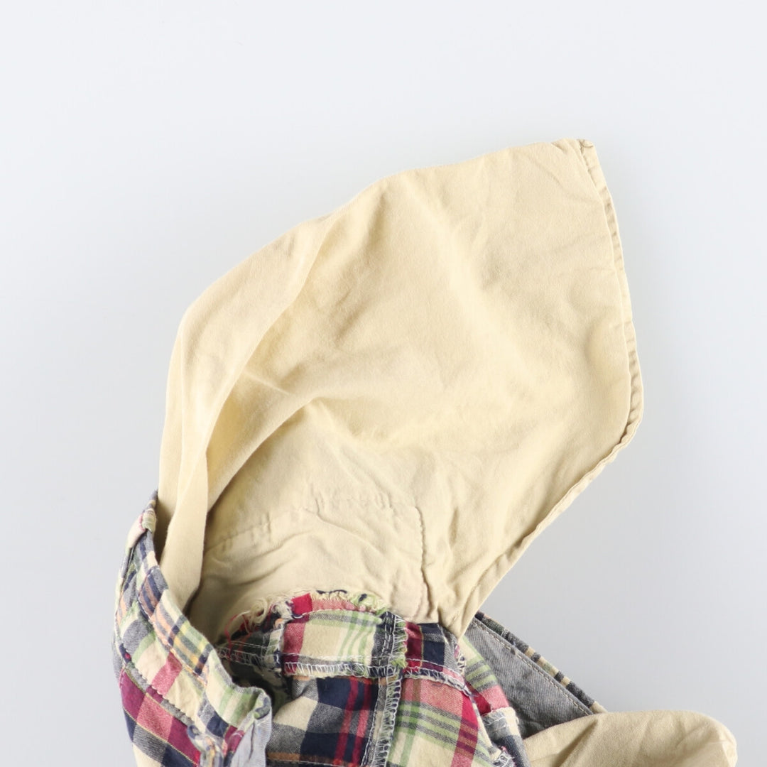 J.Crew Check Pattern Patchwork Cotton Slacks, Men's, Size W34, Vintage cotton multicolor Vintage Second Hand