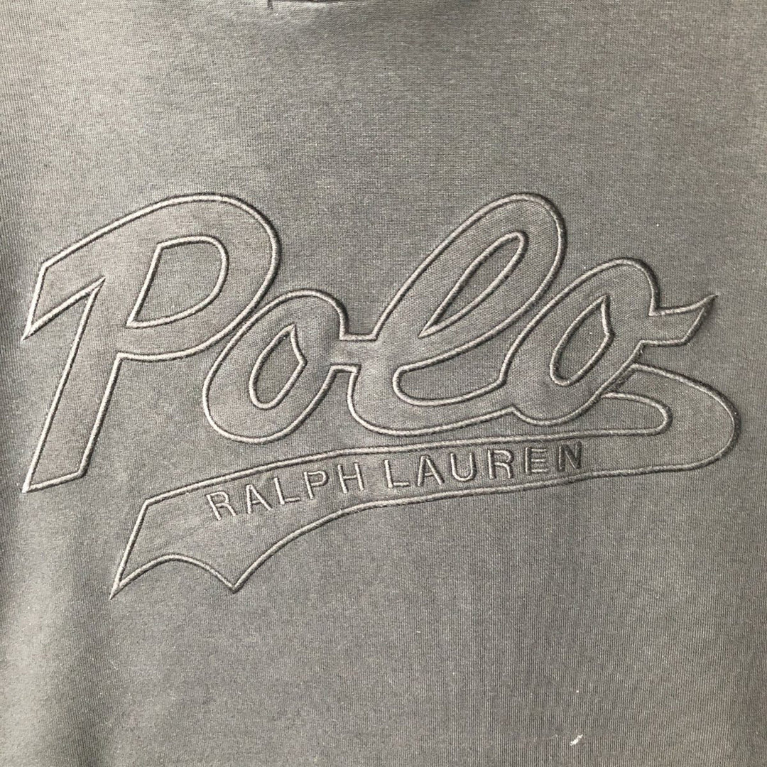 Ralph Lauren POLO RALPH LAUREN Sweatshirt Pullover Hoodie Men's XL cotton black type Vintage Second Hand