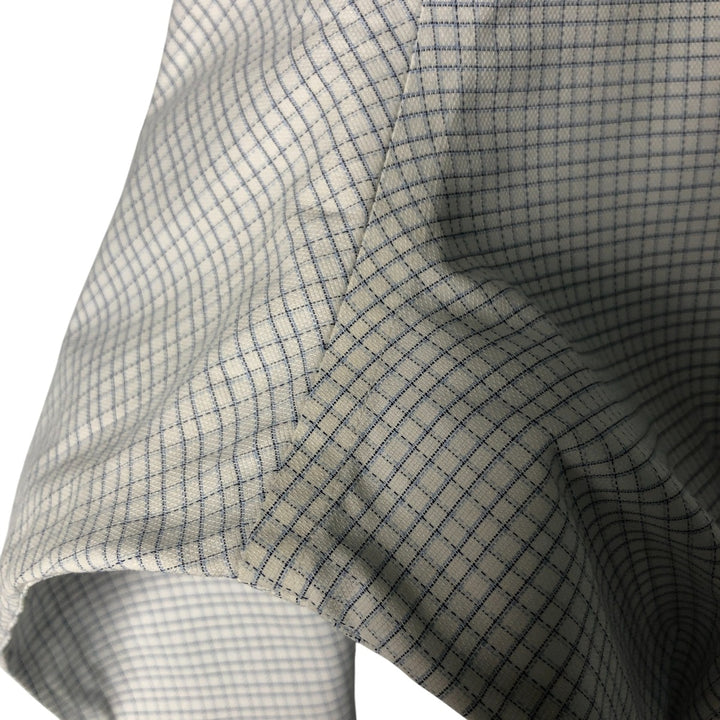Brooks Brothers Est. 1818 Regent Fit Long Sleeve Button-Down Check Shirt, Men's Size L Supima Cotton white type Vintage Second Hand