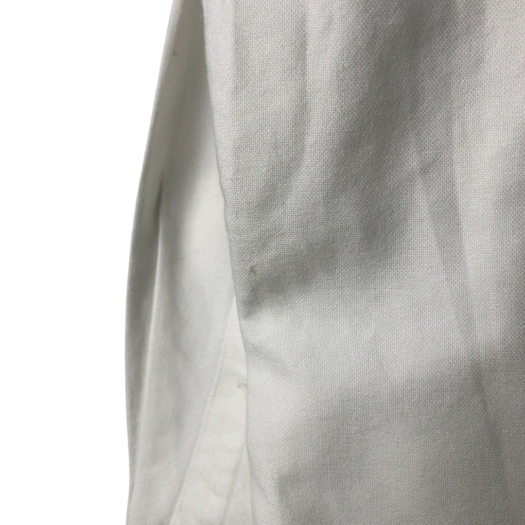 Ralph Lauren YARMOUTH long sleeve button down shirt, men's XL size cotton white type Vintage Second Hand
