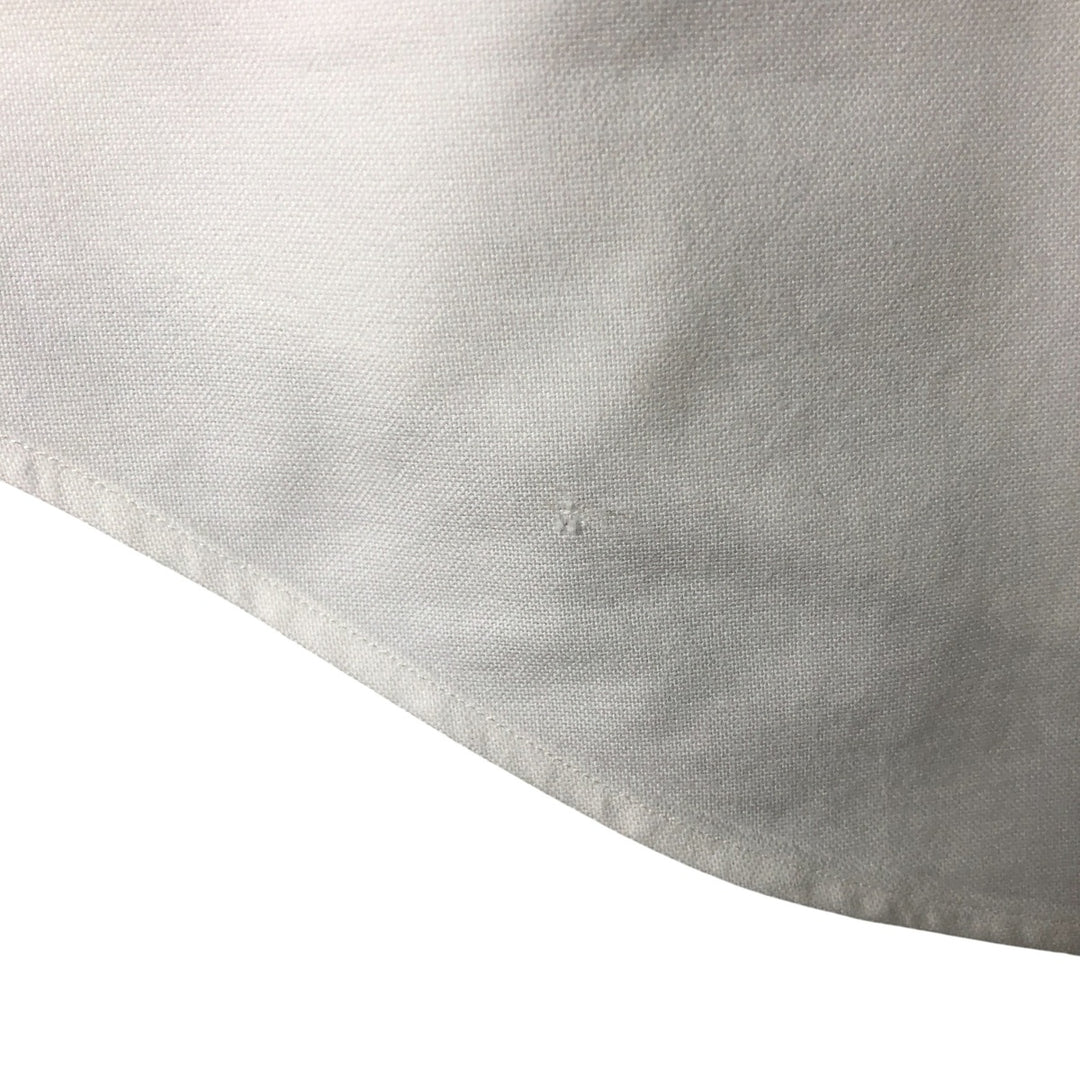 Ralph Lauren YARMOUTH long sleeve button down shirt, men's XL size cotton white type Vintage Second Hand