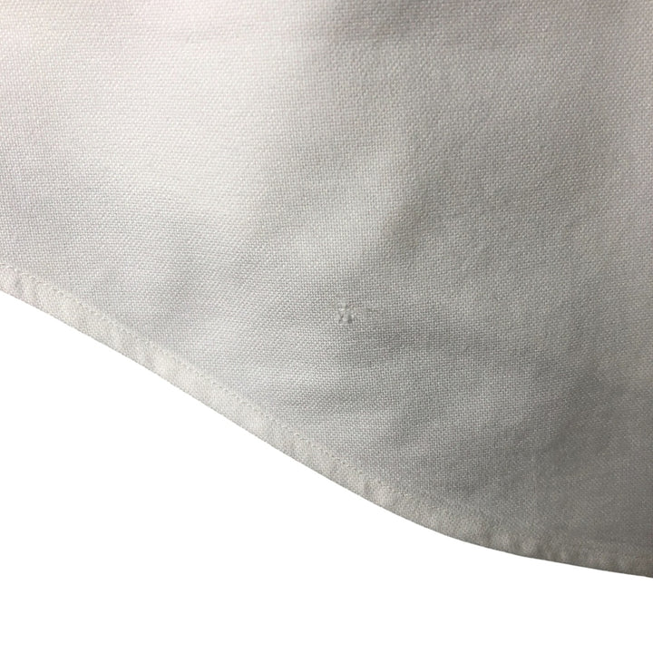 Ralph Lauren YARMOUTH long sleeve button down shirt, men's XL size cotton white type Vintage Second Hand
