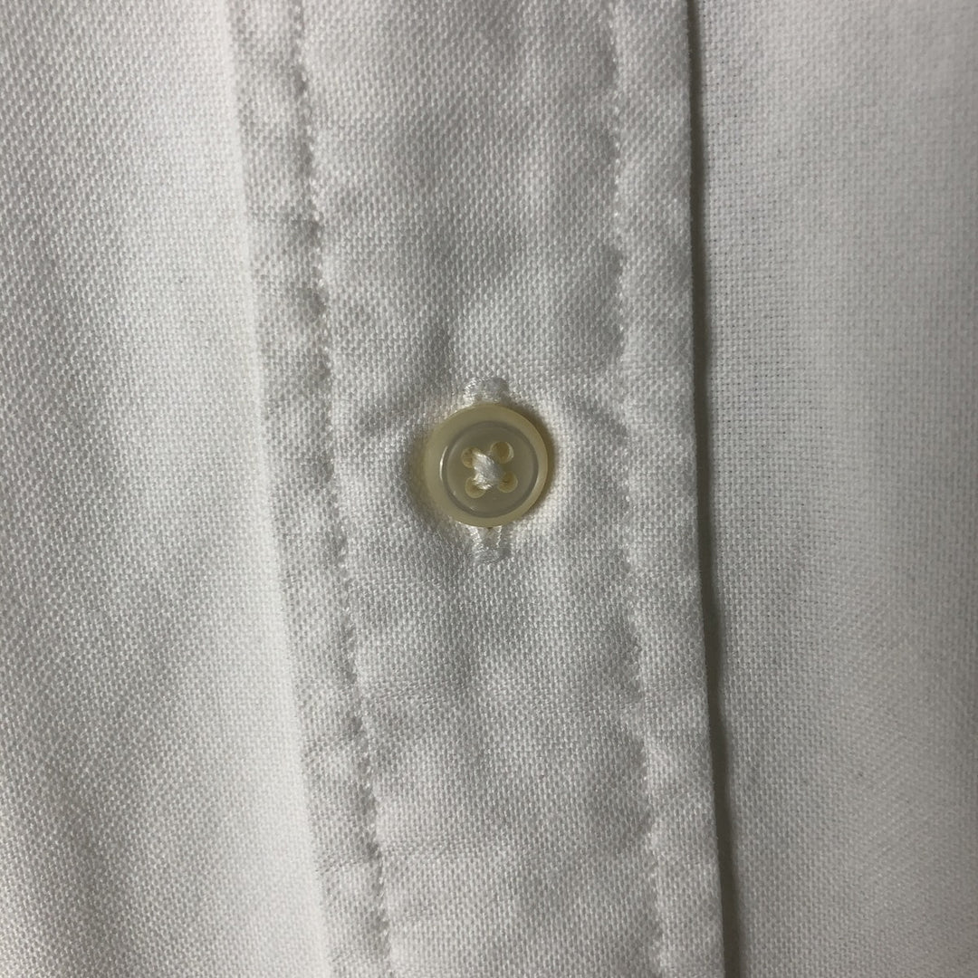 Ralph Lauren BLAIRE long sleeve button down shirt, men's XL size cotton white type Vintage Second Hand
