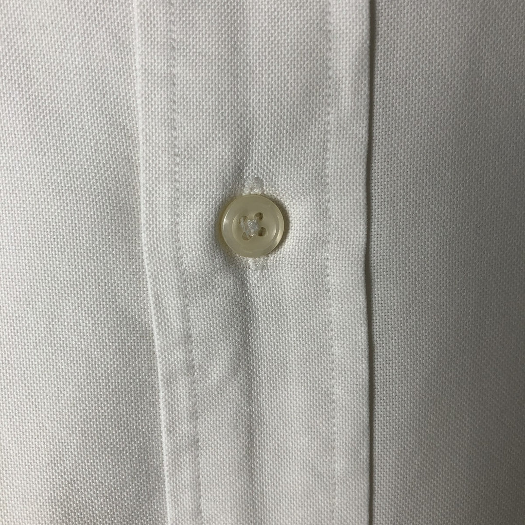 Ralph Lauren YARMOUTH long sleeve button down shirt, men's size L cotton white type Vintage Second Hand