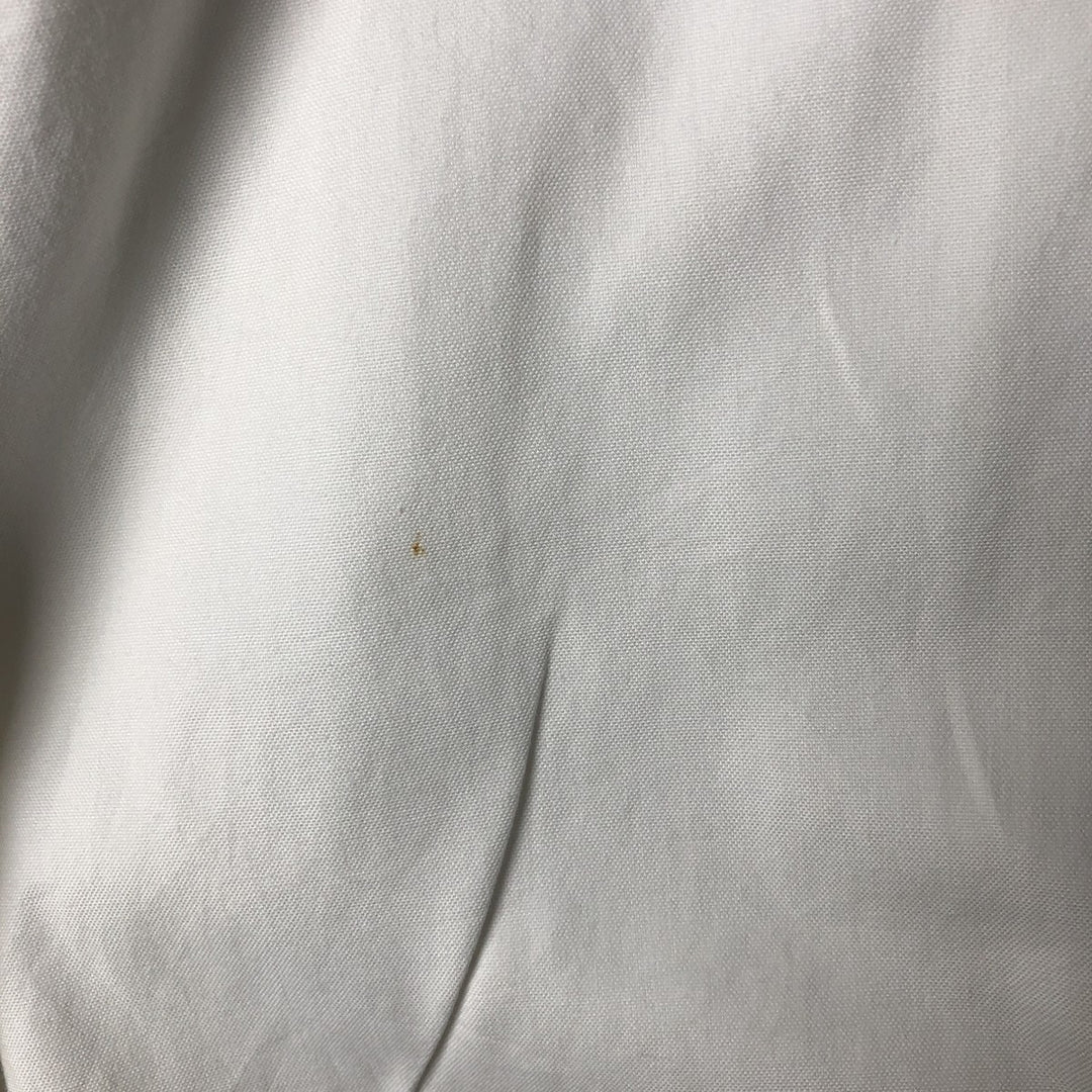 Ralph Lauren YARMOUTH long sleeve button down shirt, men's size M cotton white type Vintage Second Hand