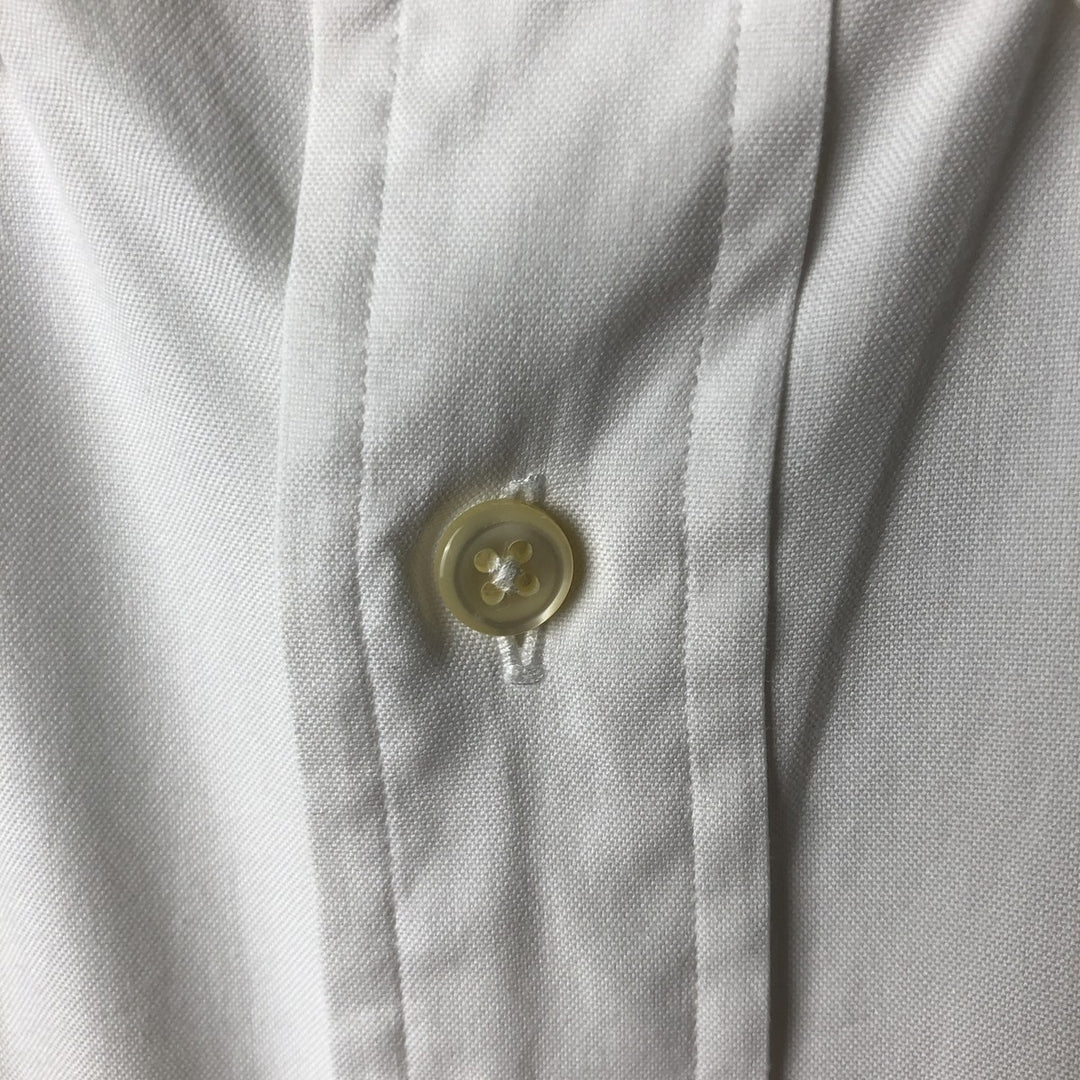 Ralph Lauren YARMOUTH long sleeve button down shirt, men's XL size cotton white type Vintage Second Hand