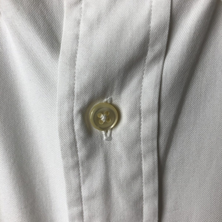 Ralph Lauren YARMOUTH long sleeve button down shirt, men's XL size cotton white type Vintage Second Hand
