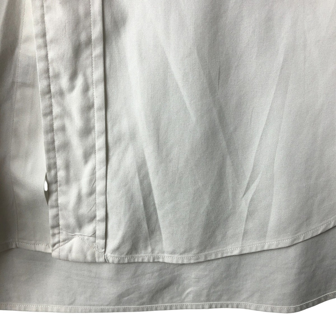 Ralph Lauren YARMOUTH long sleeve button down shirt, men's XL size cotton white type Vintage Second Hand