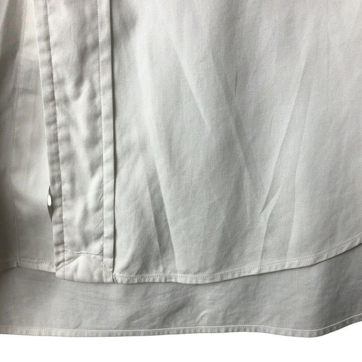 Ralph Lauren YARMOUTH long sleeve button down shirt, men's XL size cotton white type Vintage Second Hand