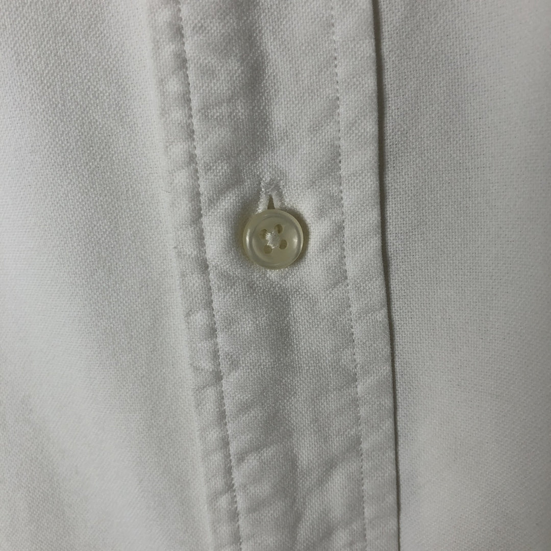 Ralph Lauren Classic Fit Long Sleeve Button Down Shirt Men's XL cotton white type Vintage Second Hand