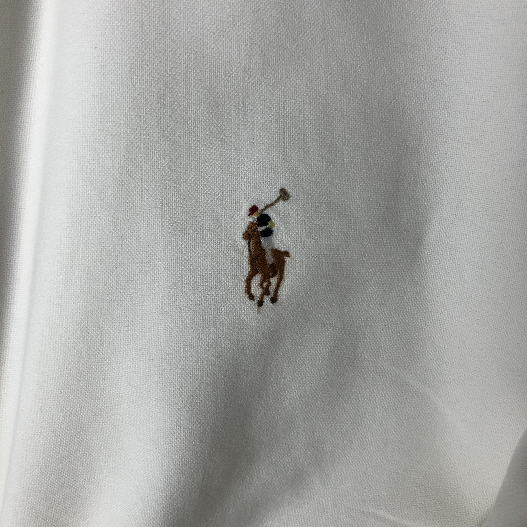 Ralph Lauren Classic Fit Long Sleeve Button Down Shirt Men's XL cotton white type Vintage Second Hand