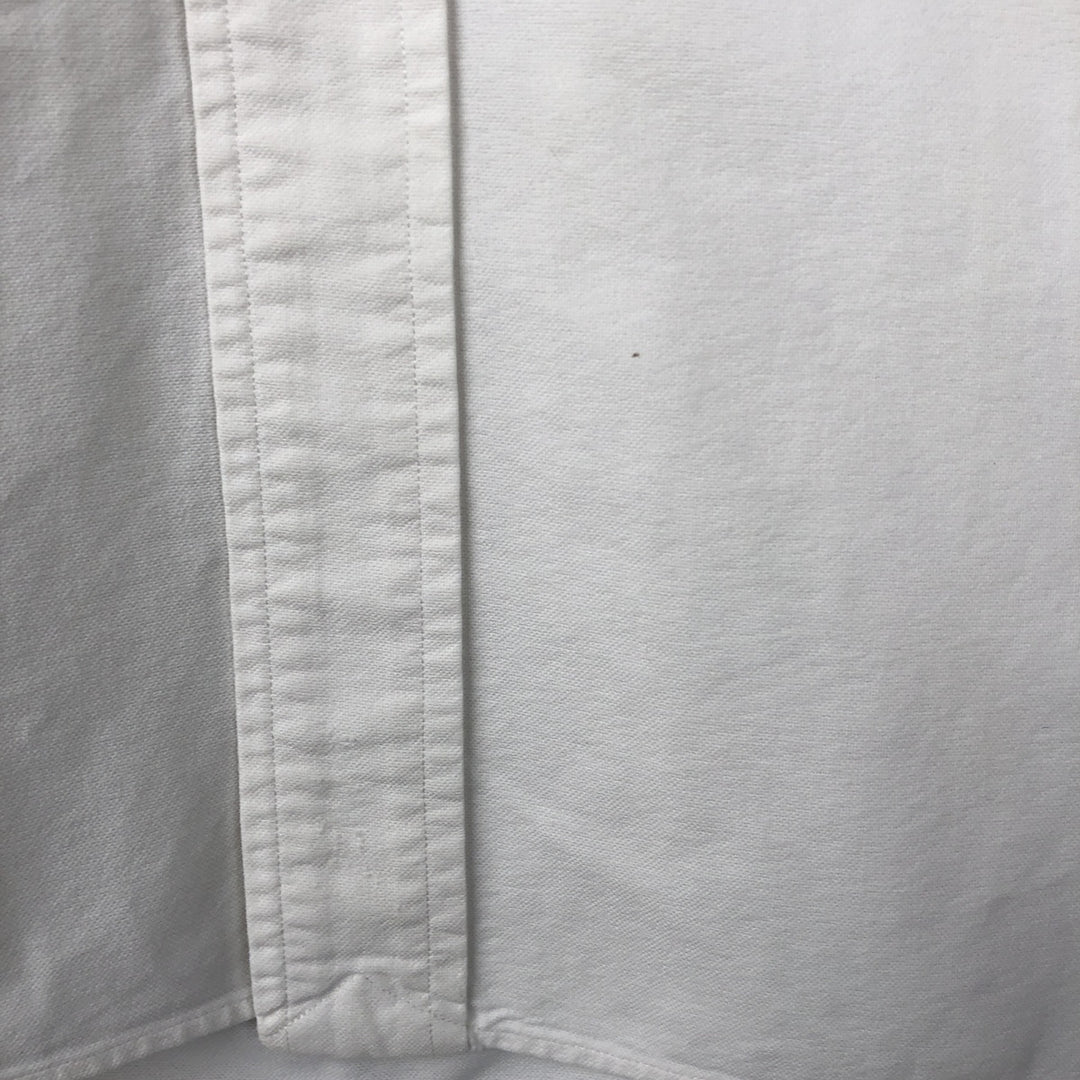 Ralph Lauren Classic Fit Long Sleeve Button Down Shirt Men's XL cotton white type Vintage Second Hand
