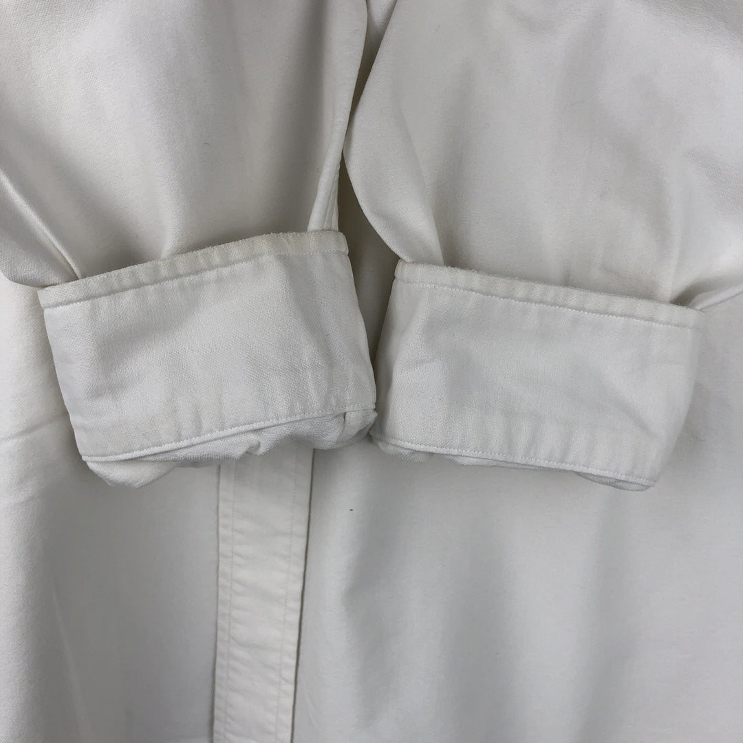 Ralph Lauren Classic Fit Long Sleeve Button Down Shirt Men's XL cotton white type Vintage Second Hand