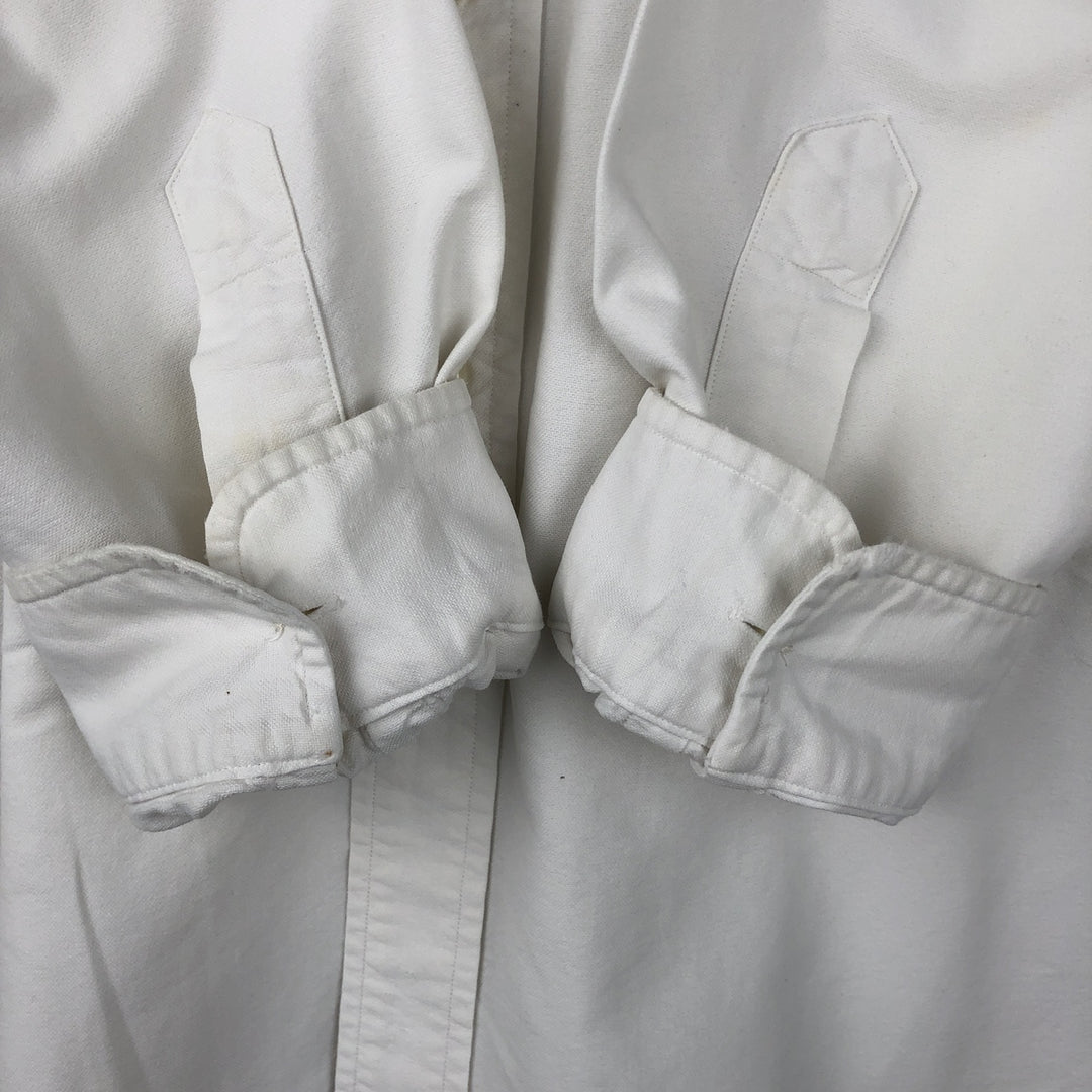 Ralph Lauren Classic Fit Long Sleeve Button Down Shirt Men's XL cotton white type Vintage Second Hand