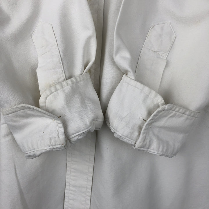 Ralph Lauren Classic Fit Long Sleeve Button Down Shirt Men's XL cotton white type Vintage Second Hand